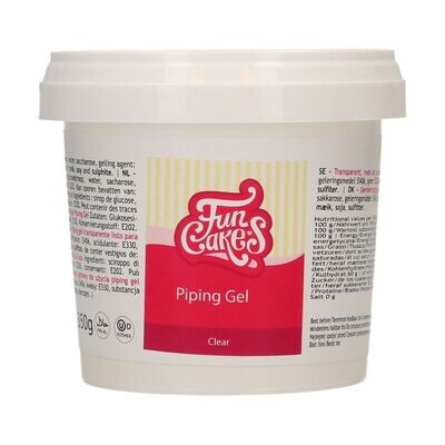 FunCakes Piping Gel 350g - Διάφανο ζελέ για διακόσμηση