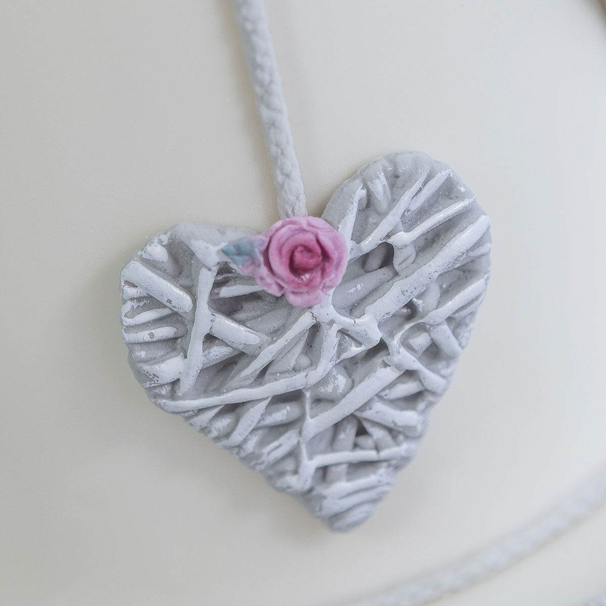 Karen Davies WICKER HEART -Καλούπι Σιλικόνης Ψάθινη Καρδιά