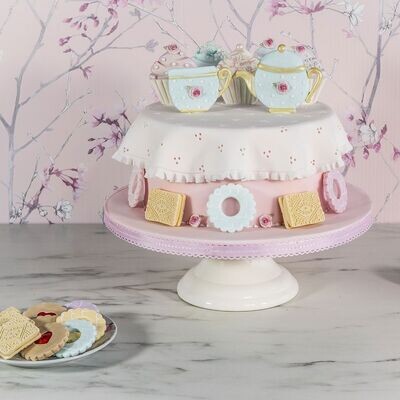 SALE!!! Karen Davies AFTERNOON TEA -Καλούπι Σιλικόνης &#39;Απογευματινό Τσάι&#39;