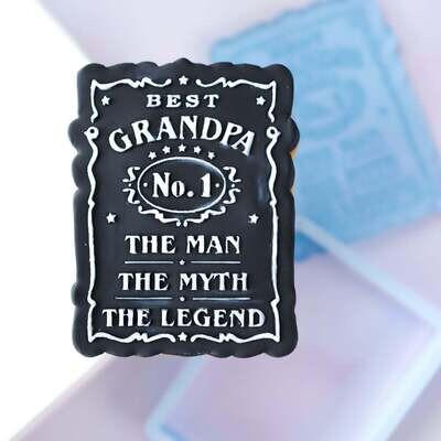 Sweet Stamp -OUTboss Stamp &#39;n Cut -VINTAGE -BEST GRANDPA- Κουπ Πατ και Σφραγίδα
