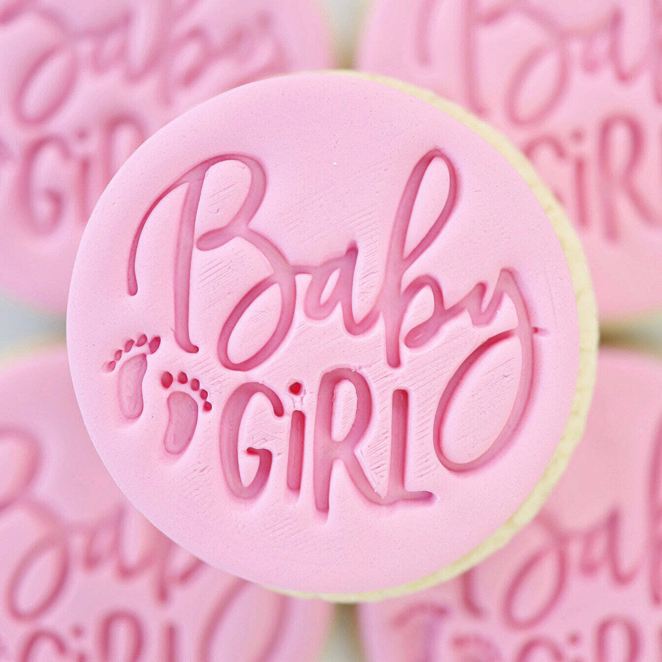 Sweet Stamp -Embosser -BABY GIRL - Σφραγίδα BABY GIRL -DESIGN No.2
