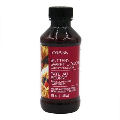 Lorann Bakery Emulsion -BUTTERY SWEET DOUGH -Γαλάκτωμα Ζαχαροπλαστικής 118ml γεύση Βουτύρου