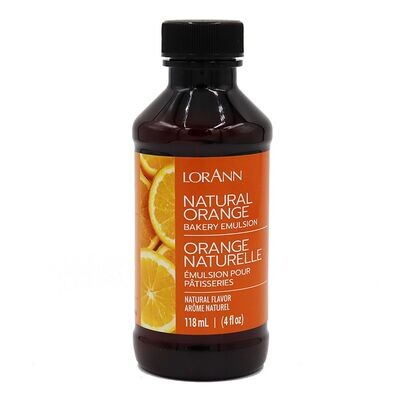 Lorann Bakery Emulsion -ORANGE -Γαλάκτωμα Ζαχαροπλαστικής Πορτοκάλι 118ml
