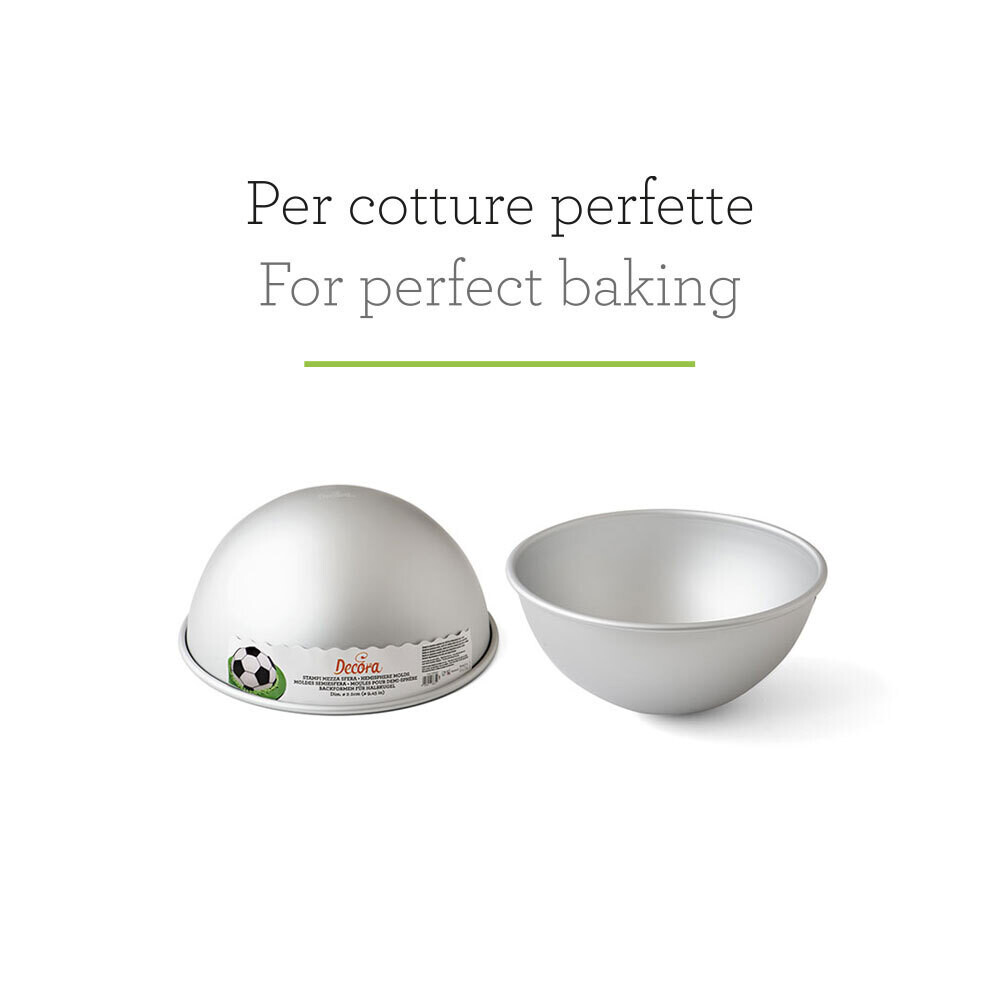 DECORA Baking Tin -Hemisphere Ball Pan -LARGE 24εκ -Μεγάλο Ταψί Ημισφαίριο 1τμχ