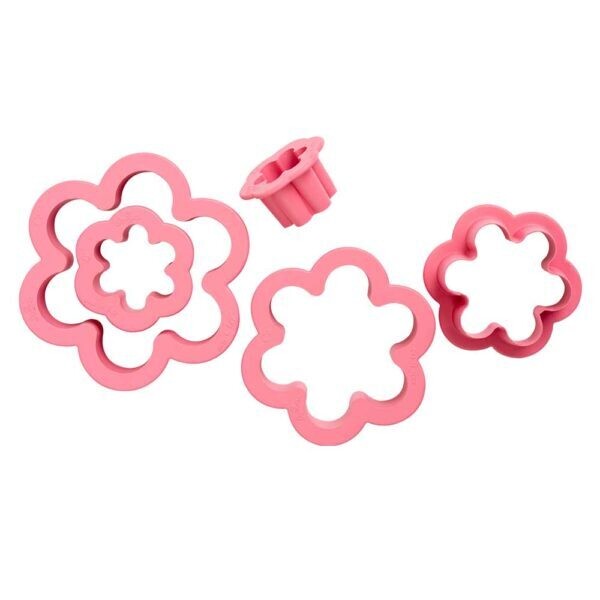 DECORA Cutters -FLOWER  Set 6τμχ πλαστικά κουπ πατ Λουλούδια