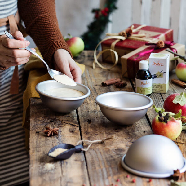 DECORA Baking Tin -Hemisphere Ball Pan -LARGE 24εκ -Μεγάλο Ταψί Ημισφαίριο 1τμχ