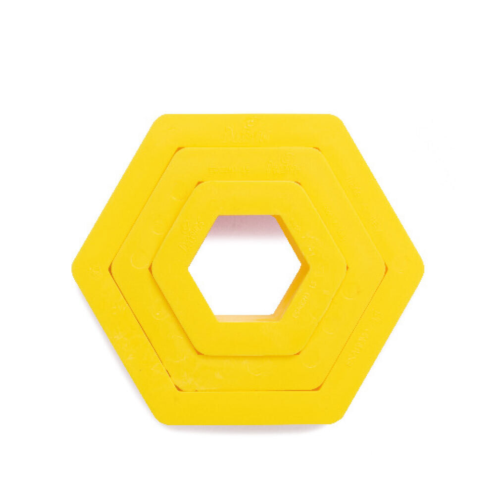 DECORA Cutters - HEXAGON - Σετ 3 πλαστικά Κουπ πατ Εξάγωνο
