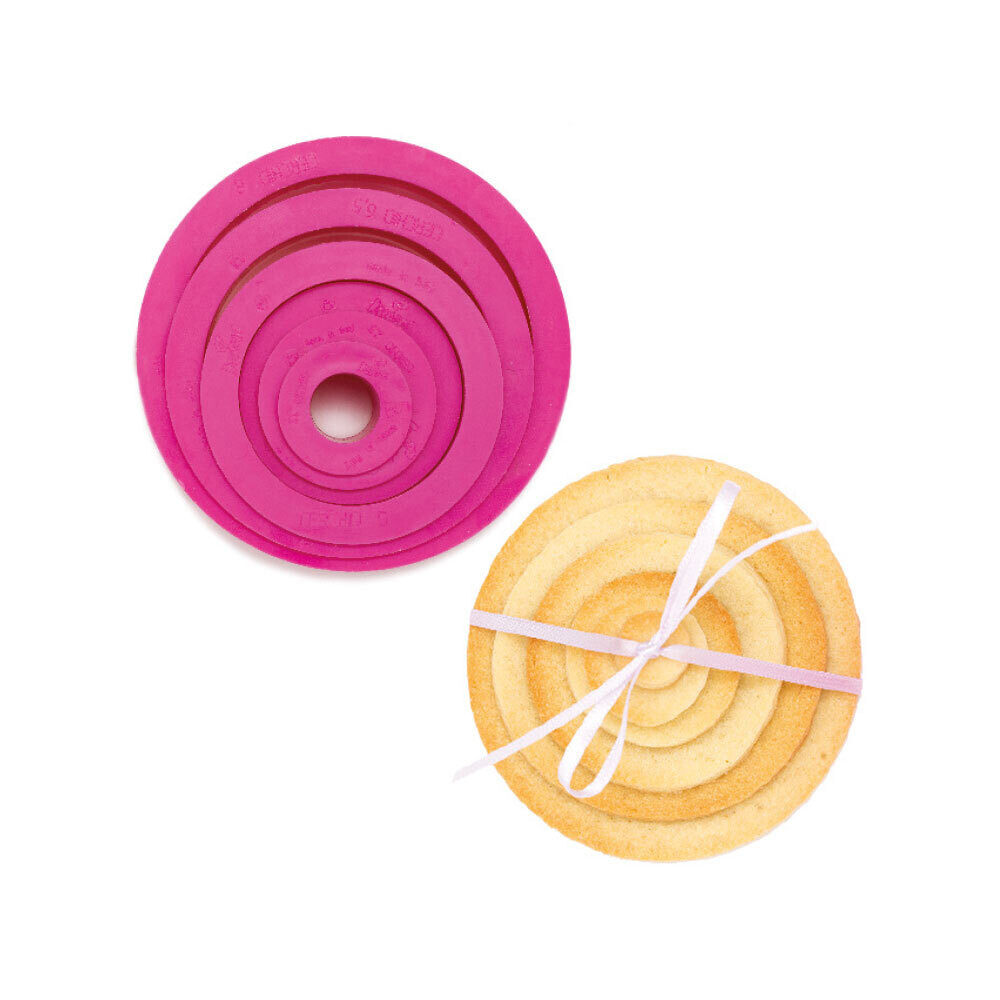 DECORA Cutters -ROUND/CIRCLES - Σετ 6 πλαστικά Κουπ πατ Στρογγυλά/Κύκλοι