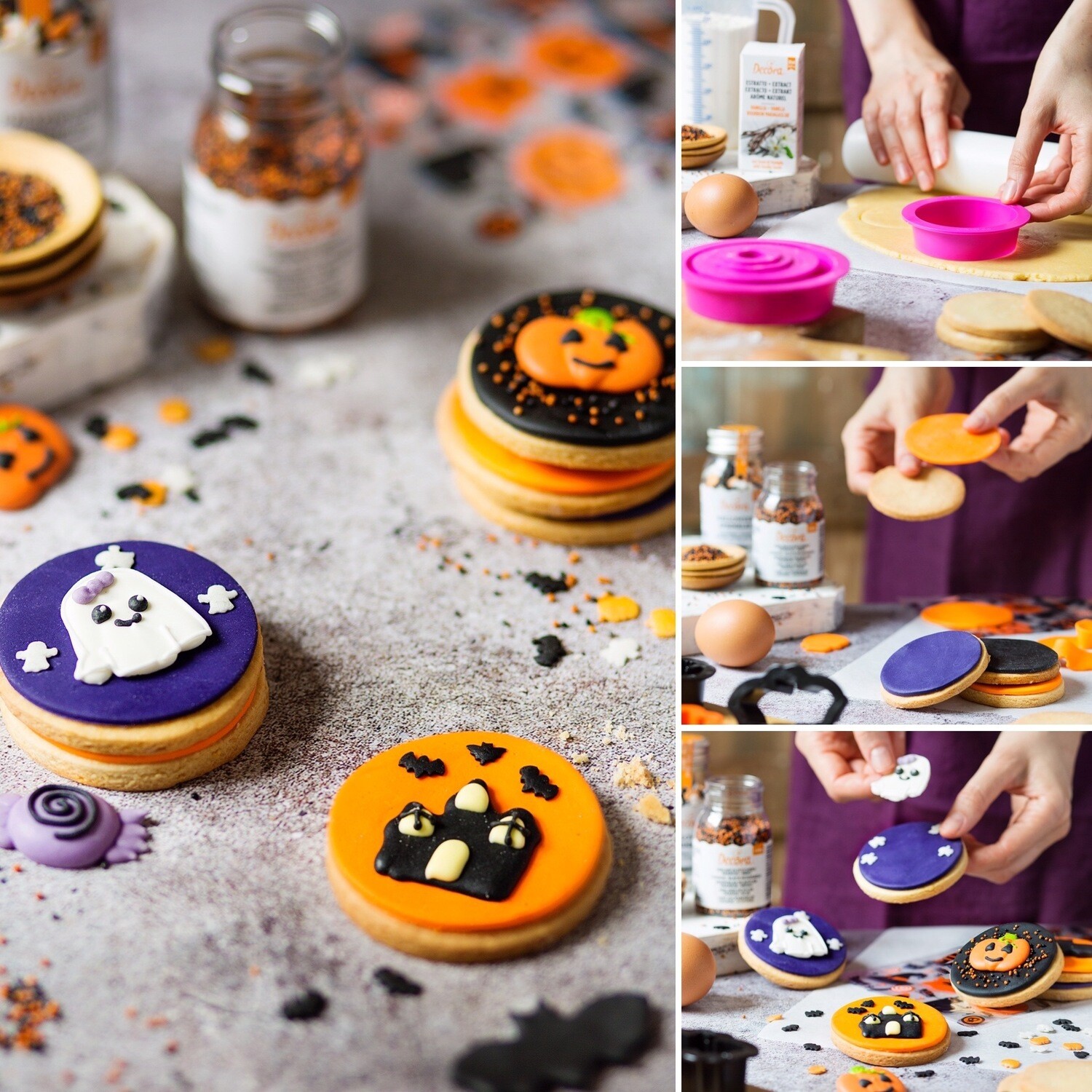 DECORA Cutters -ROUND/CIRCLES - Σετ 6 πλαστικά Κουπ πατ Στρογγυλά/Κύκλοι