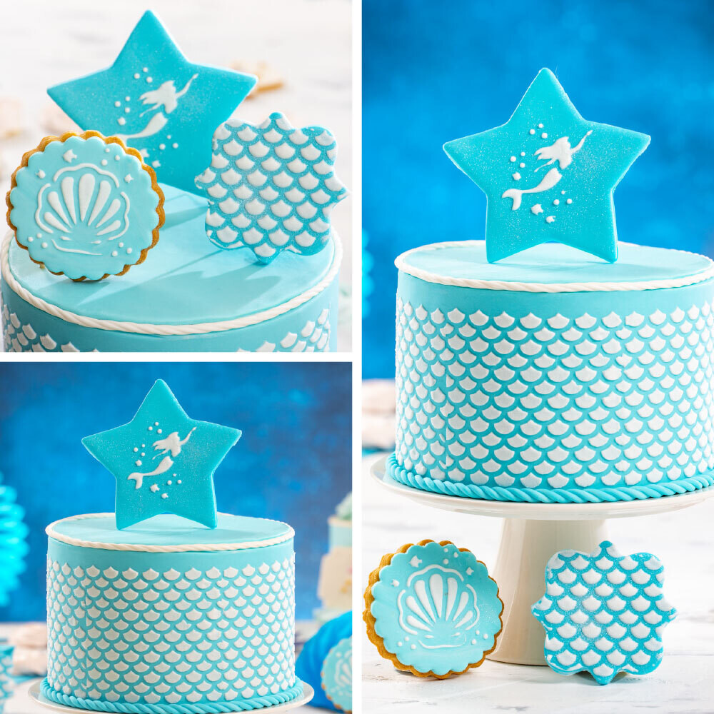 DECORA Cutters -STARS - Σετ 5 πλαστικά Κουπ πατ Αστέρια