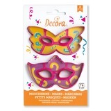 DECORA Cutters -CARNIVAL MASKS - Σετ 2 πλαστικά κουπ πατ Μάσκες