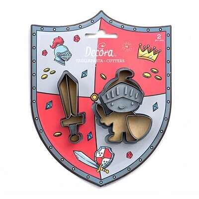 SALE!!! DECORA- Cutters -KNIGHTS -Night & Sword Spaceship - Σετ 2 πλαστικα κουπ πατ Ιππότης SALE!!! DECORA- Cutters -KNIGHTS -Night & Sword Spaceship - Σετ 2 πλαστικα κουπ πατ Ιππότης