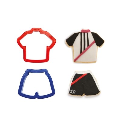 SALE!!! DECORA Cutters - T-SHIRT &amp;  SHORTS - Σετ 2 πλαστικά κουπ πατ Μπλουζάκι και σορτς