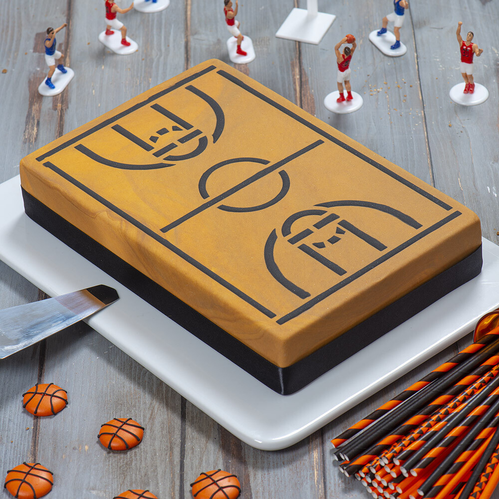 DECORA Stencil -BASKETBALL  COURT - Στένσιλ Γύπεδο Μπάσκετ