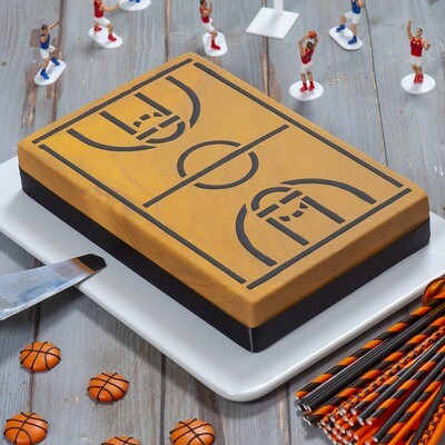 DECORA Stencil -BASKETBALL  COURT - Στένσιλ Γύπεδο Μπάσκετ