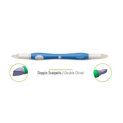 DECORA Modelling Tool -SILICONE TOOL-CHISEL -Εργαλείο Μοντελισμού Διπλής Όψης από σιλικόνη για σμίλεμα