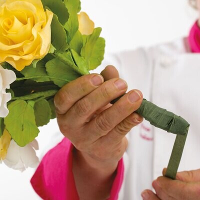 DECORA Floral Tape -LEAF  GREEN 12mm - Κολλητική Ταινία Λουλουδιών - Πράσινο του Φύλλου