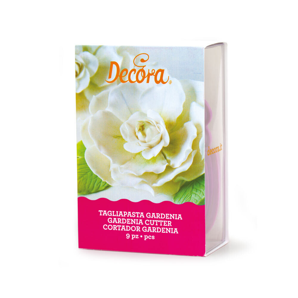 DECORA Cutters -GARDENIA -Σετ 9τεμ πλαστικά κουπ πατ για Γαρδένια