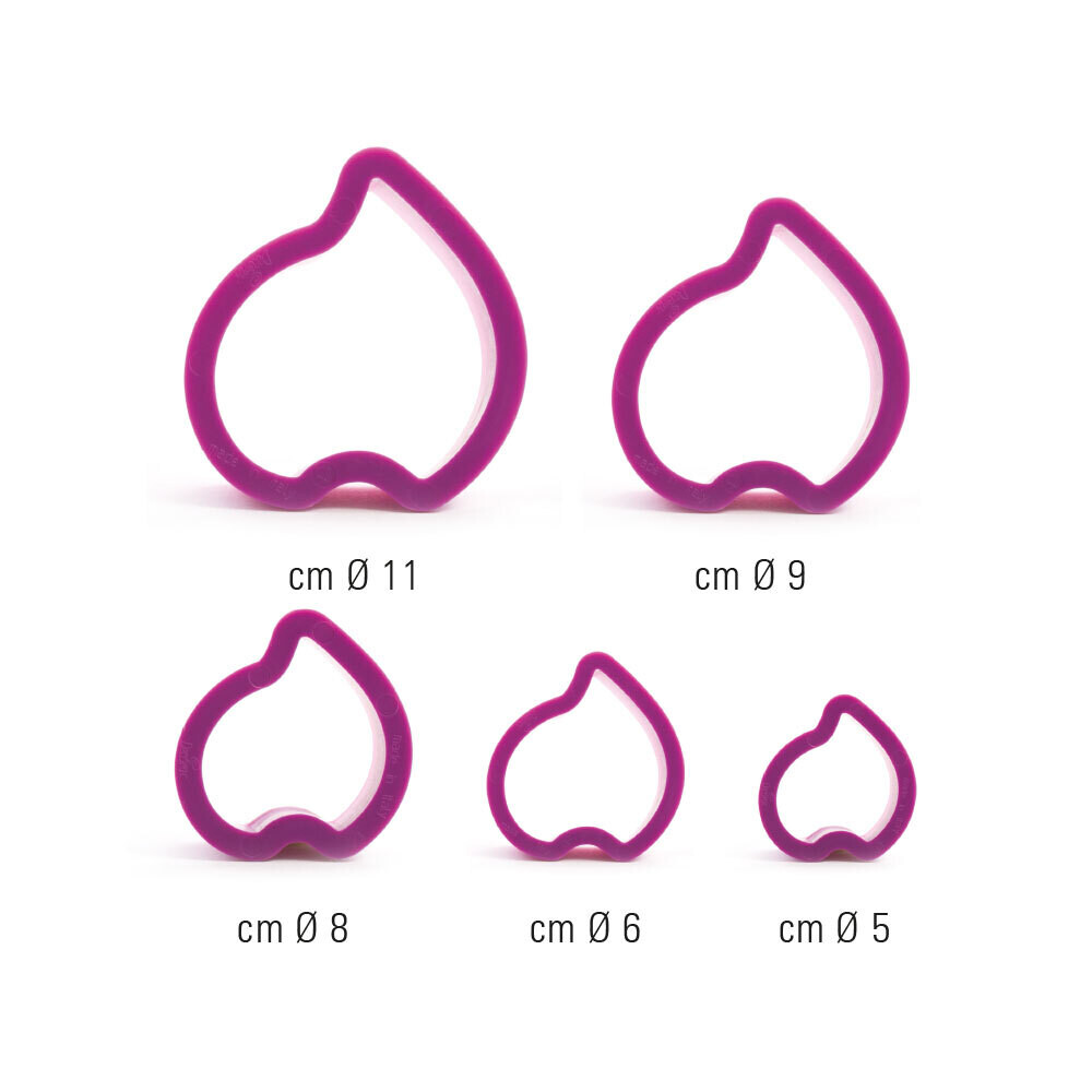 DECORA Cutters -LILY -Σετ 5τεμ πλαστικά κουπ πατ για Κρίνο/Κάλλα