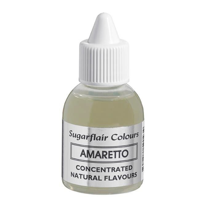 Sugarflair 100% Natural Flavour 30ml -AMARETTO - Φυσικό Άρωμα Αμαρέτο