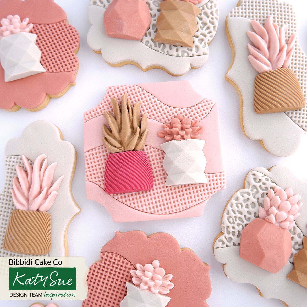 Katy Sue Silicone Mould -SUCCULENT POTS -Καλούπι Σιλικόνης Γλάστρες με παχύφυτα
