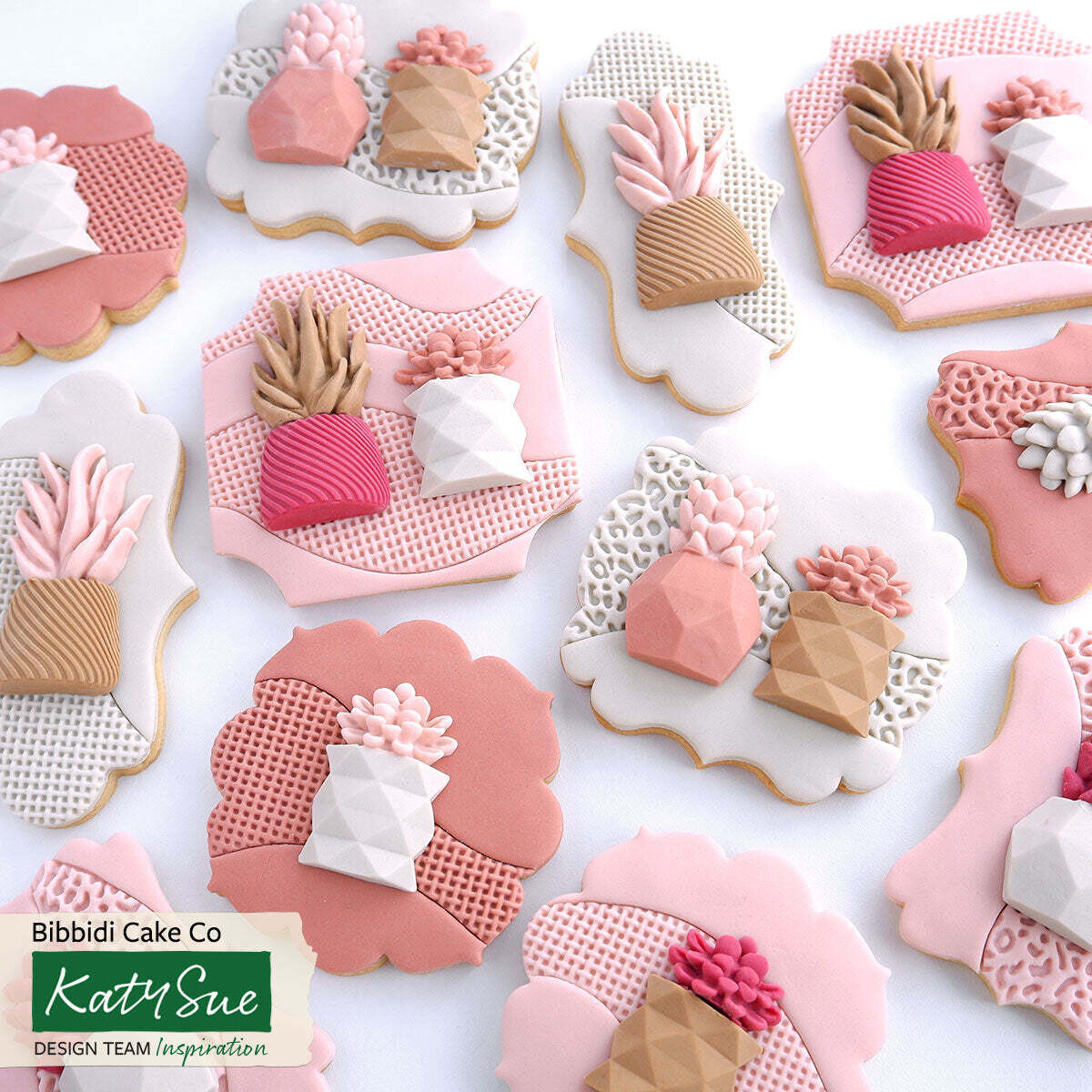 Katy Sue Silicone Mould -SUCCULENT POTS -Καλούπι Σιλικόνης Γλάστρες με παχύφυτα