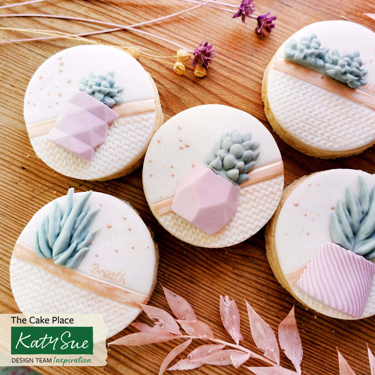 Katy Sue Silicone Mould -SUCCULENT POTS -Καλούπι Σιλικόνης Γλάστρες με παχύφυτα