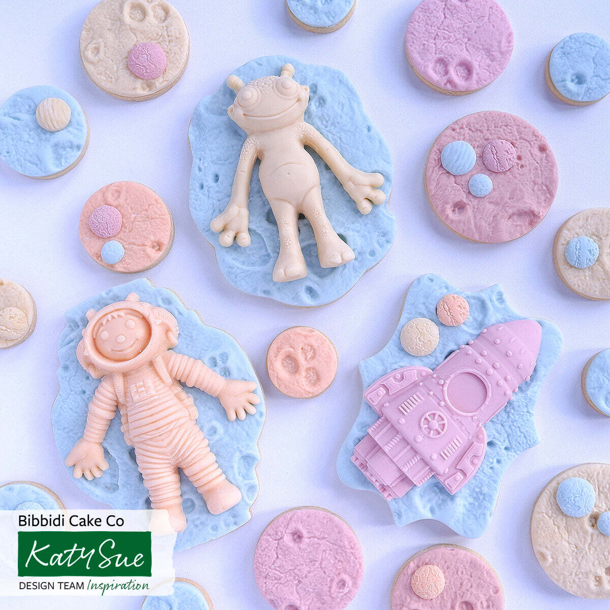 Katy Sue Silicone Mould -ROCKET -Καλούπι Σιλικόνης Πύραυλος/Διαστημόπλοιο
