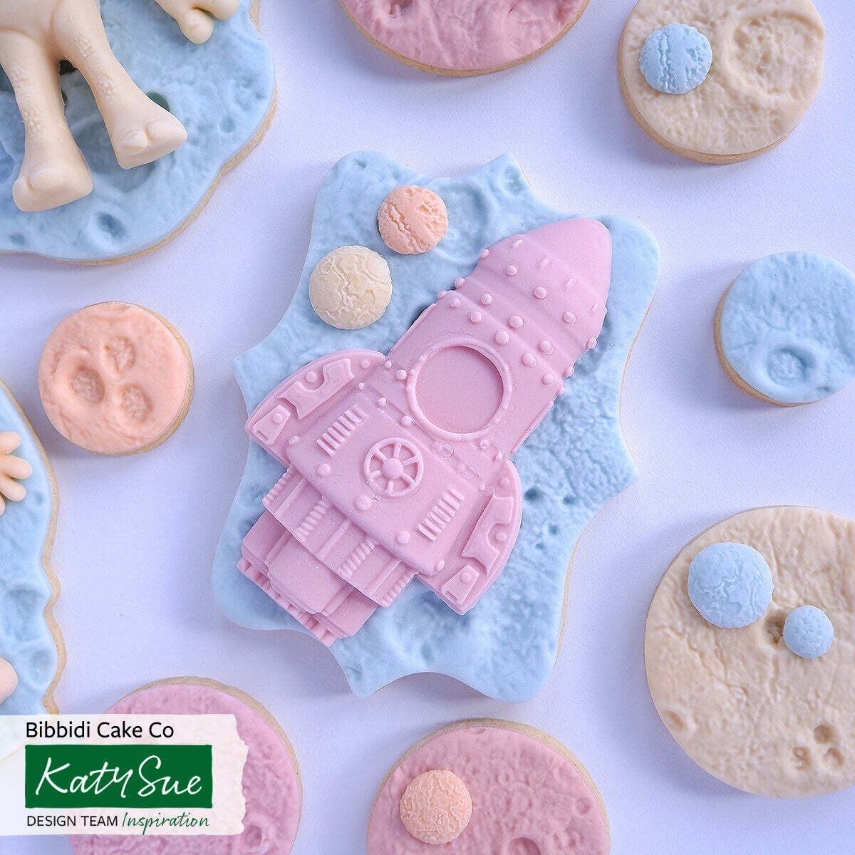 Katy Sue Silicone Mould -ROCKET -Καλούπι Σιλικόνης Πύραυλος/Διαστημόπλοιο