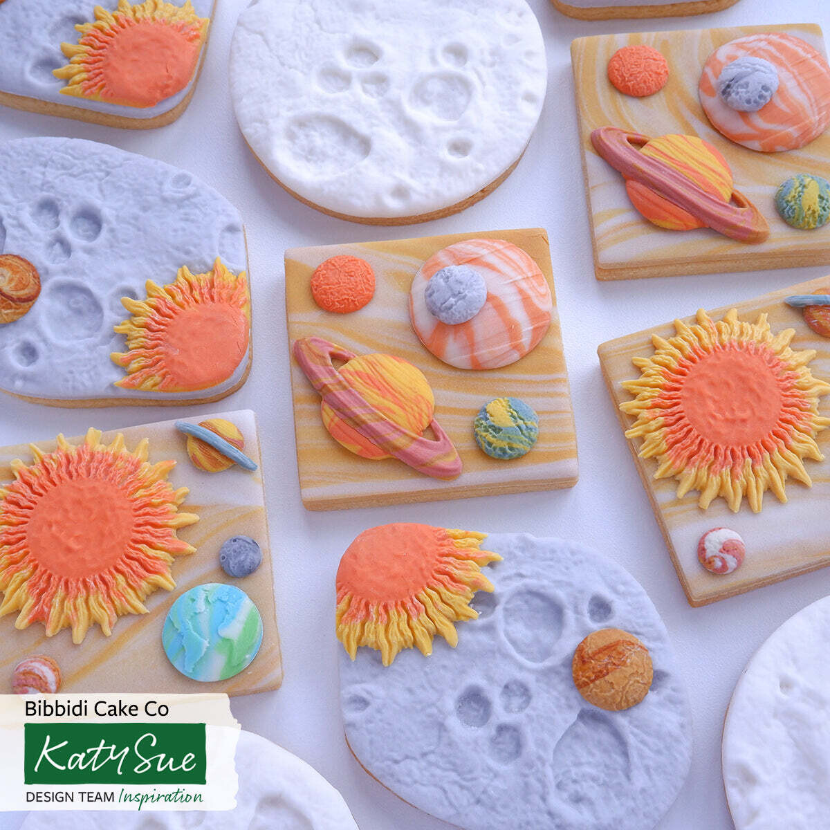 Katy Sue Silicone Mould -PLANETS -Καλούπι Σιλικόνης Πλανήτες