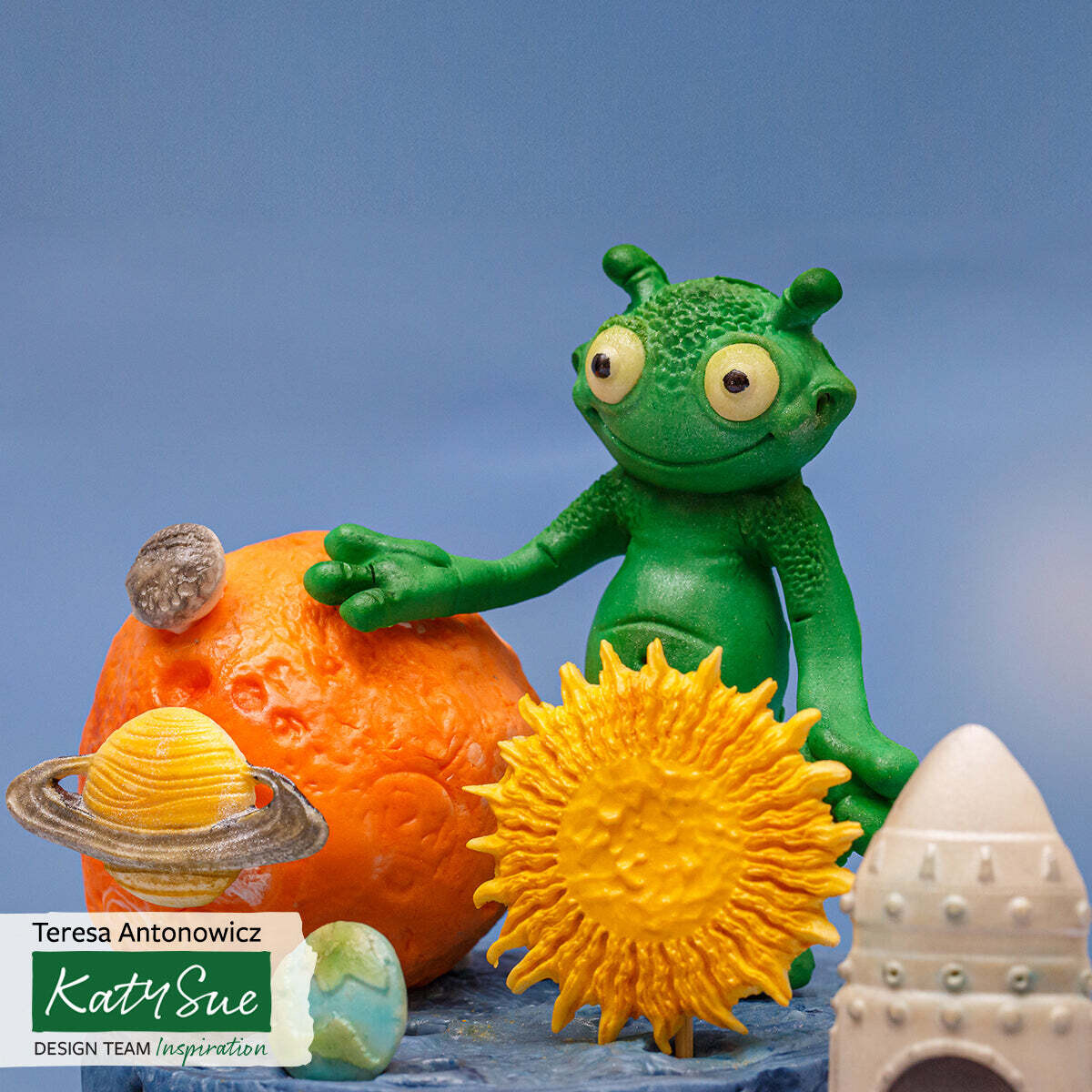 SALE!!! Katy Sue Silicone Mould -ALIEN -Καλούπι Σιλικόνης Εξωγήινος