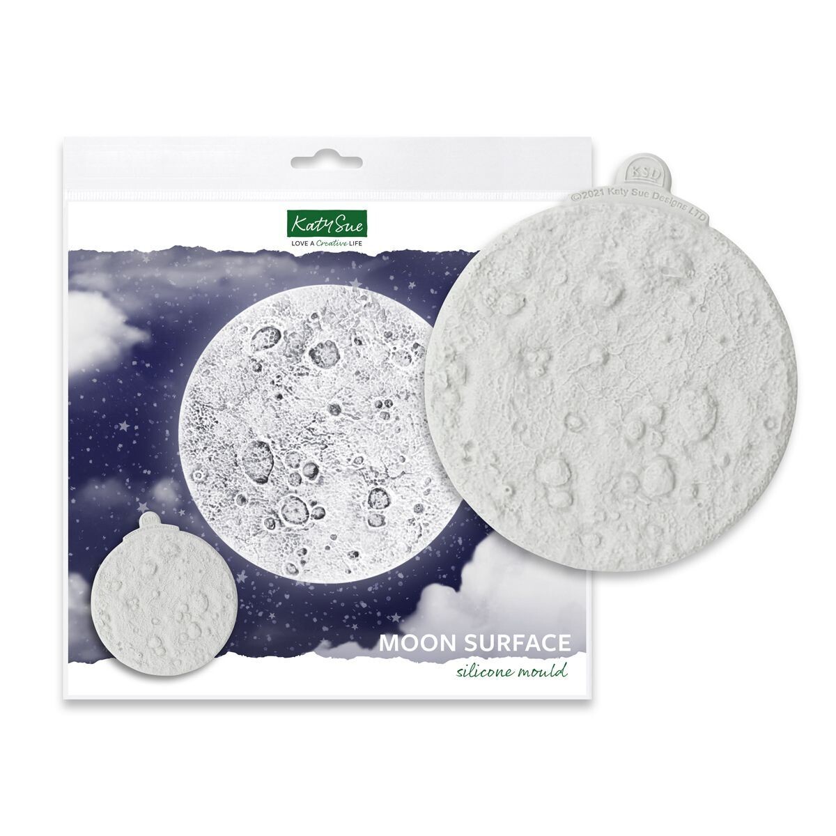 Katy Sue Silicone TEXTURE Mould -MOON SURFACE -Πατάκι Σιλικόνης  Επιφάνεια Σελήνης