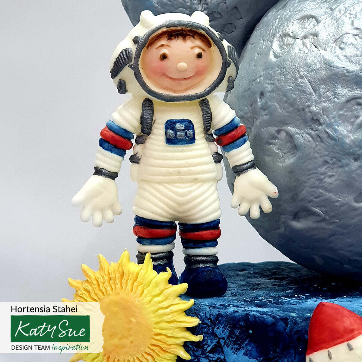 Katy Sue Silicone Mould -SPACEMAN -Καλούπι Σιλικόνης Αστροναύτης