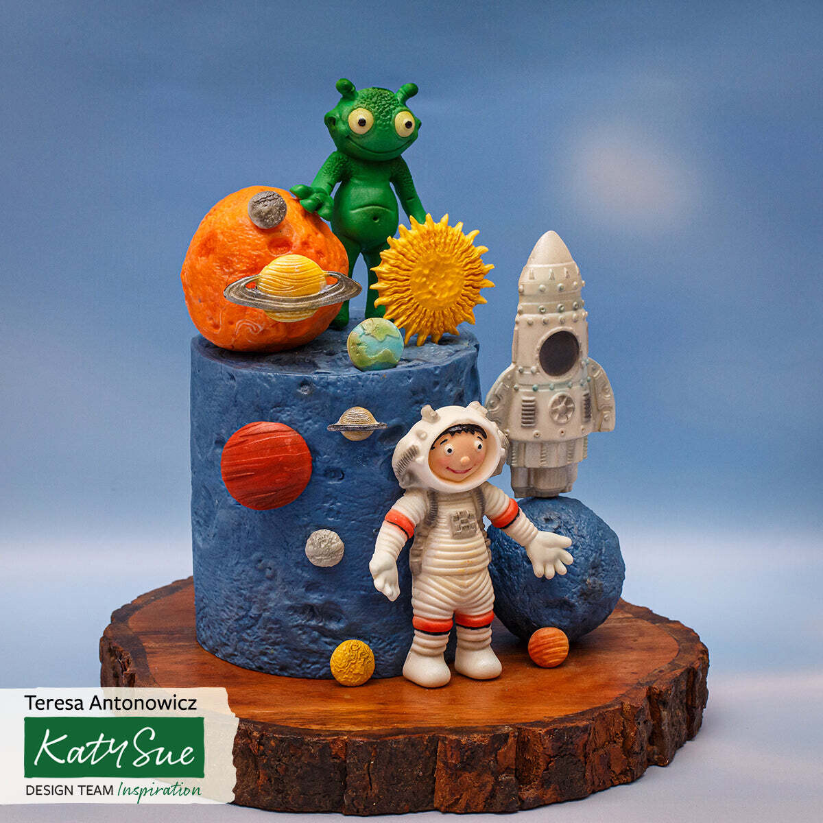 Katy Sue Silicone Mould -SPACEMAN -Καλούπι Σιλικόνης Αστροναύτης