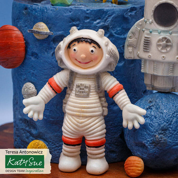 Katy Sue Silicone Mould -SPACEMAN -Καλούπι Σιλικόνης Αστροναύτης