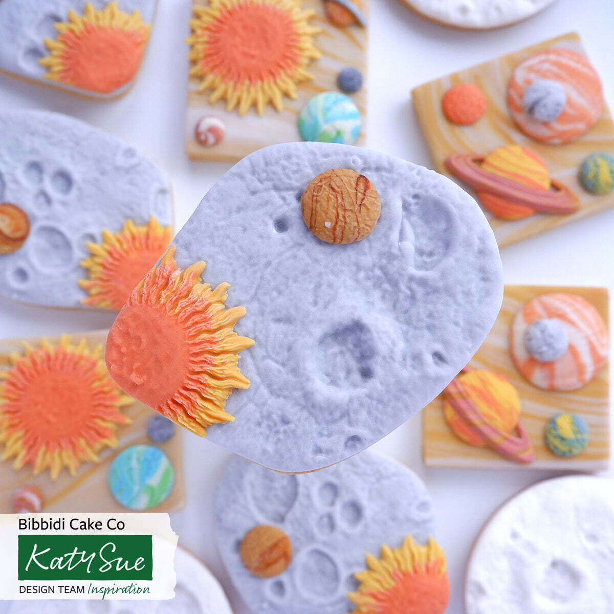 Katy Sue Silicone TEXTURE Mould -MOON SURFACE -Πατάκι Σιλικόνης  Επιφάνεια Σελήνης