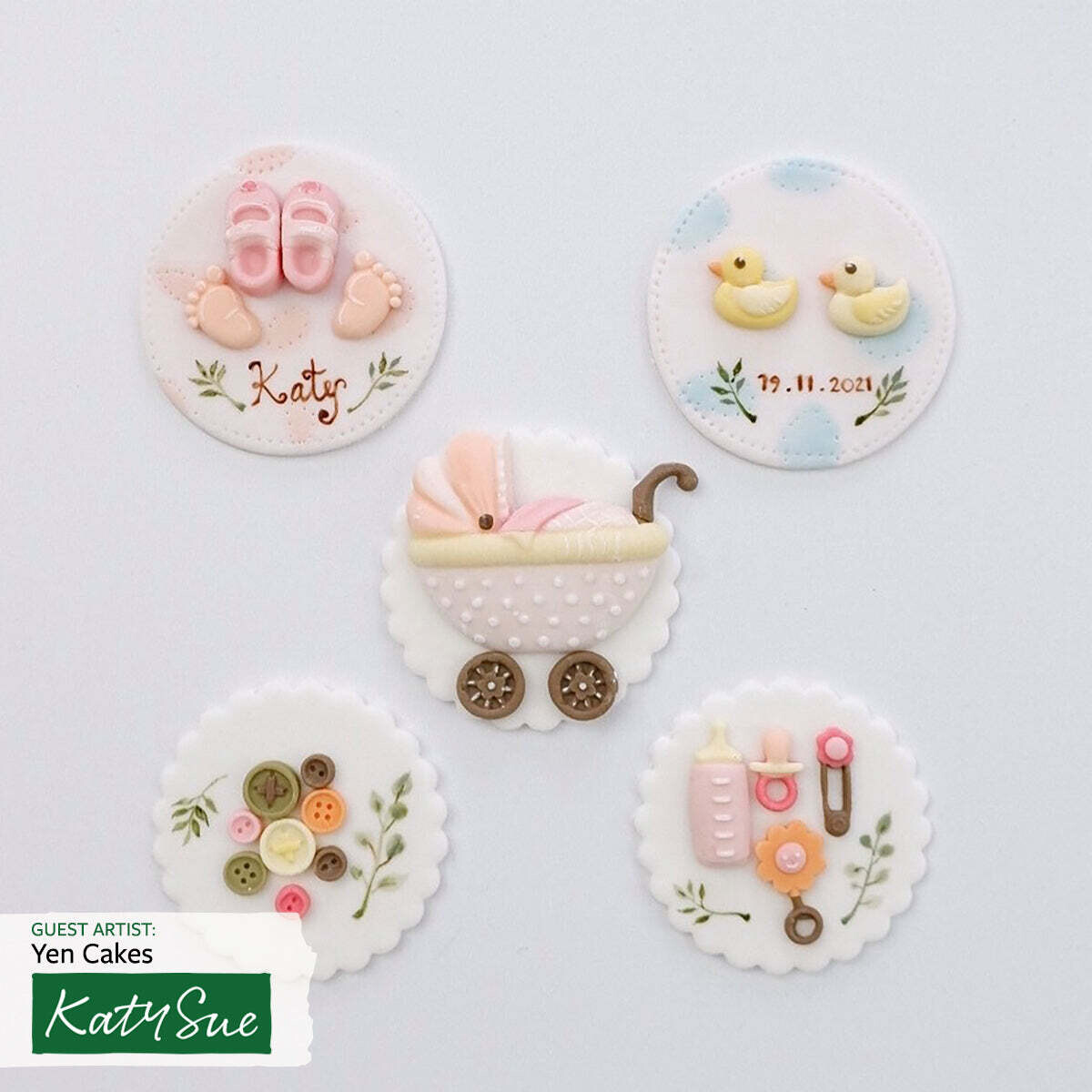 Katy Sue Silicone Mould -BABY ACCESSORIES -Καλούπι Σιλικόνης Αξεσουάρ Μωρού