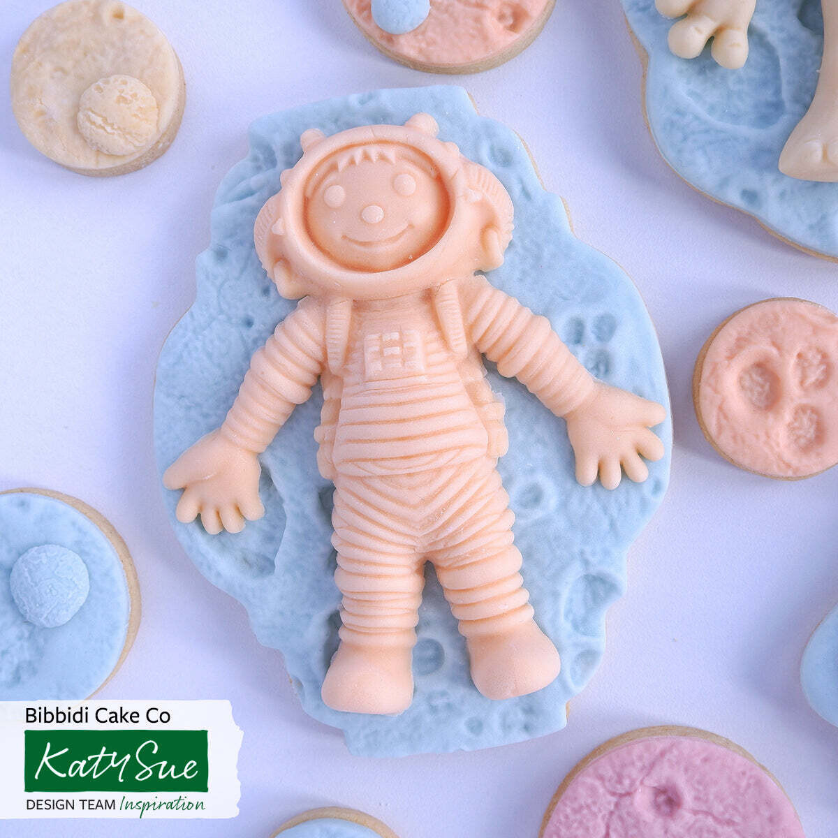 Katy Sue Silicone TEXTURE Mould -MOON SURFACE -Πατάκι Σιλικόνης  Επιφάνεια Σελήνης