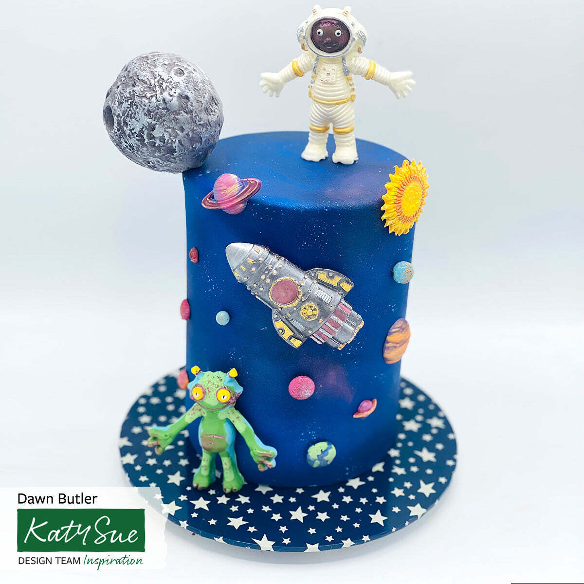 Katy Sue Silicone TEXTURE Mould -MOON SURFACE -Πατάκι Σιλικόνης  Επιφάνεια Σελήνης