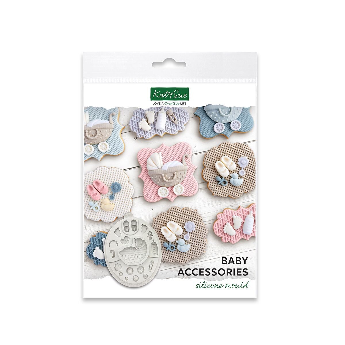 Katy Sue Silicone Mould -BABY ACCESSORIES -Καλούπι Σιλικόνης Αξεσουάρ Μωρού