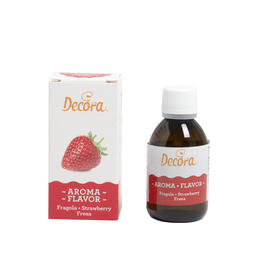 DECORA- Flavouring -STRAWBERRY 50γρ - Άρωμα ζαχαροπλαστικής Φράουλα
