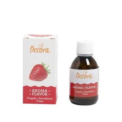 DECORA Flavouring -STRAWBERRY 50γρ - Άρωμα ζαχαροπλαστικής Φράουλα