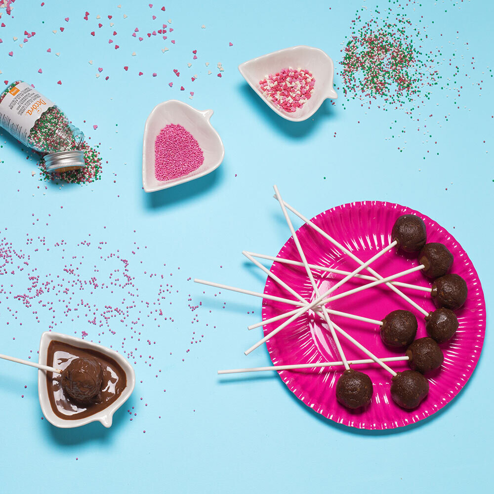 DECORA Paper Cake Pop Sticks -25 τεμ. - Χάρτινα Στικάκια για Κέικ Ποπς 15εκ ∞∞∞