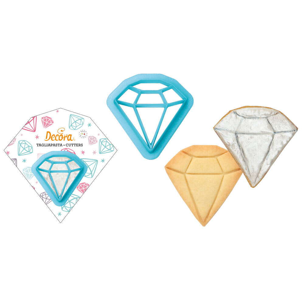 DECORA Cutters -DIAMOND - Πλαστικό κουπ πατ Διαμάντι