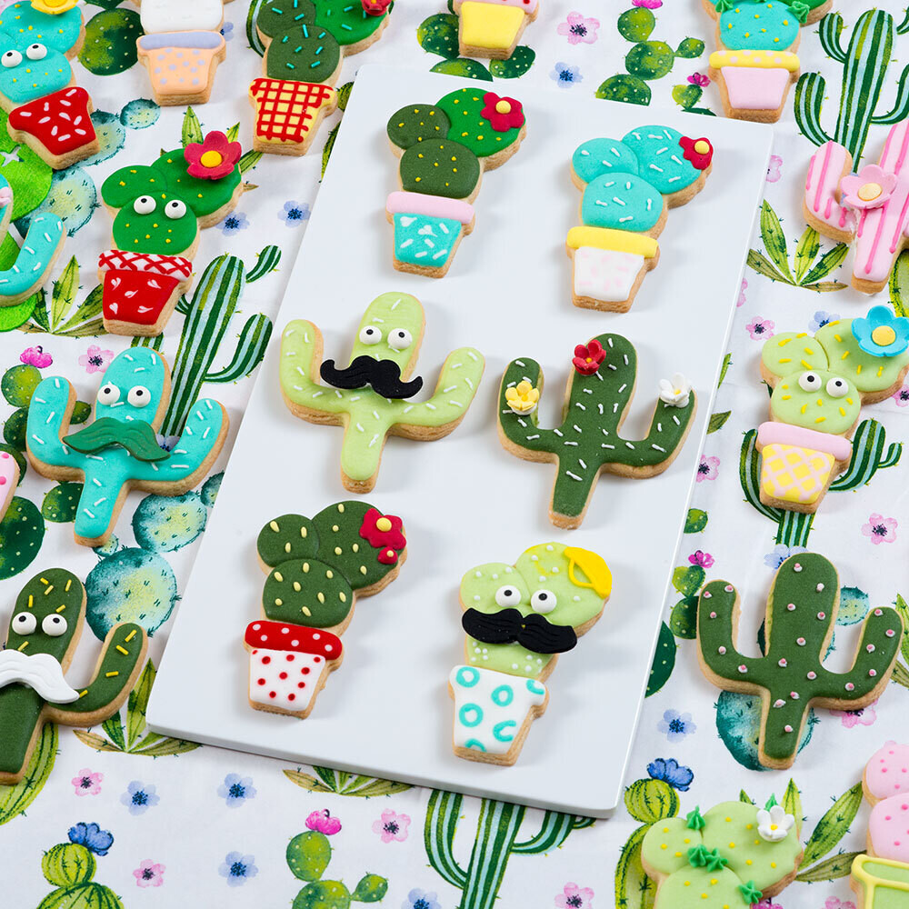 DECORA Cutters -CACTUS - Σετ 2 πλαστικά κουπ πατ Κάκτος