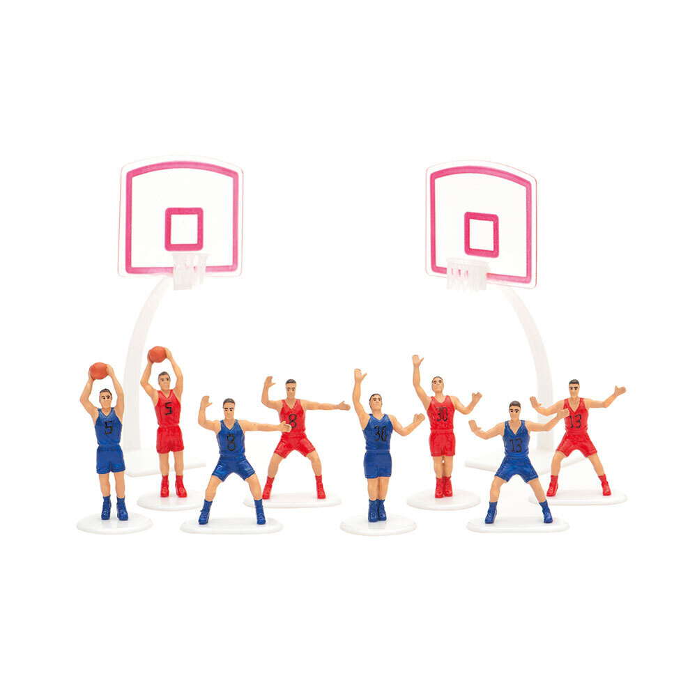 DECORA Basketball decoration set - Πλαστικά Τόπερ Με θέμα το Μπάσκετ