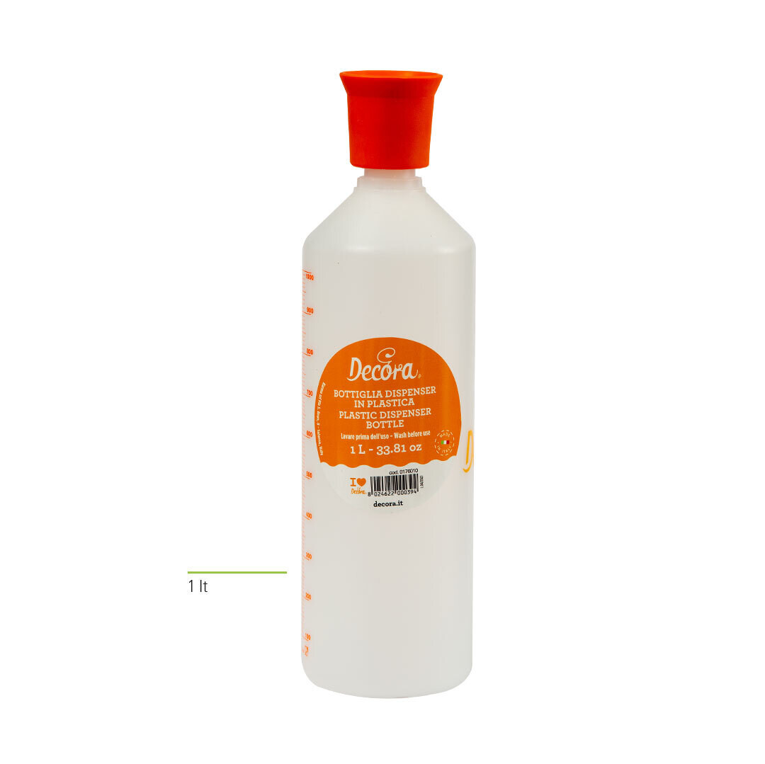 DECORA Syrup Shower Bottle - Πλαστικό μπουκάλι για σιρόπι  -LARGE