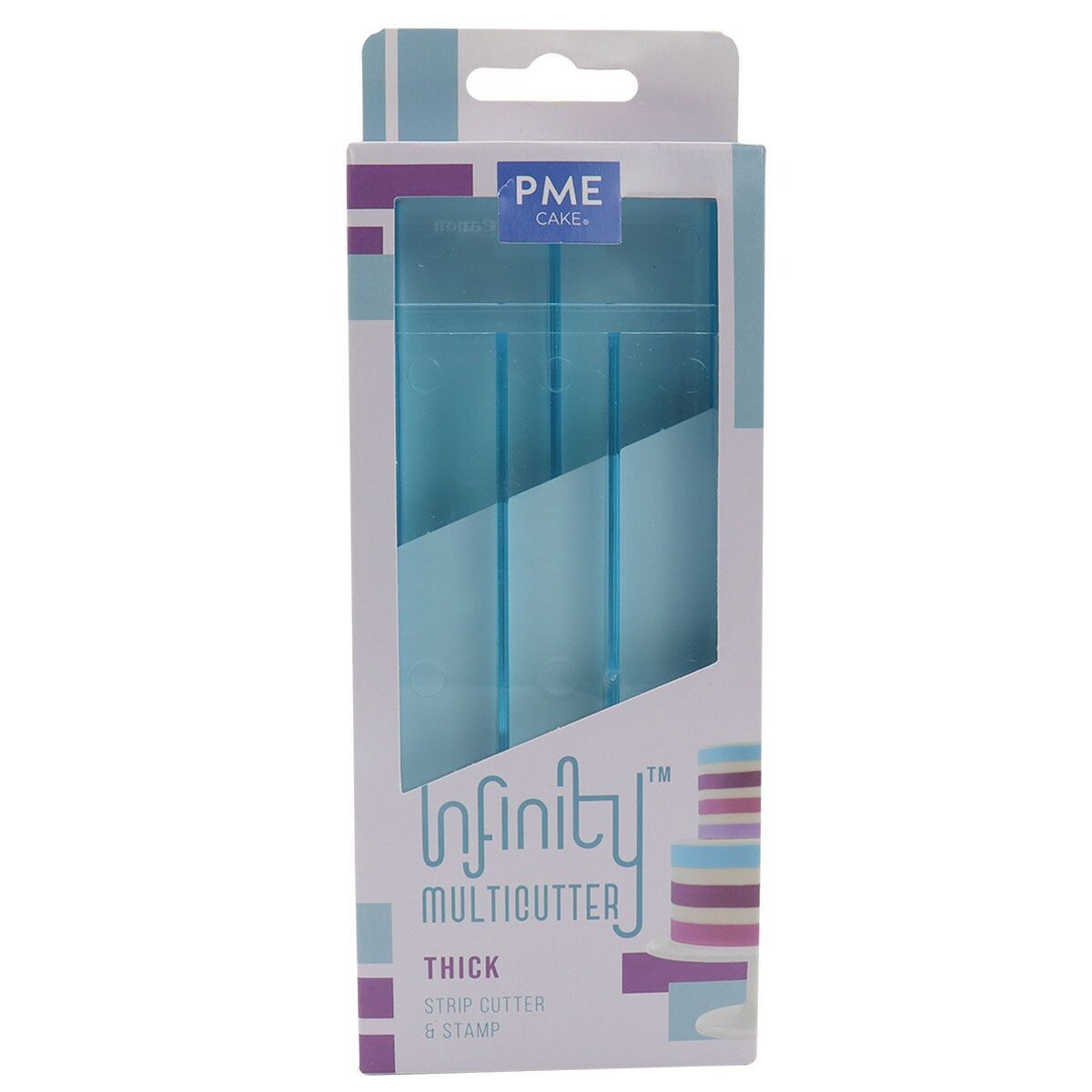 PME Infinity STRIP Cutter &amp; Stamp -LARGE 2 τμχ - Κουπ πατ Λωρίδες Μεγάλες 1,9εκ και 2,9εκ