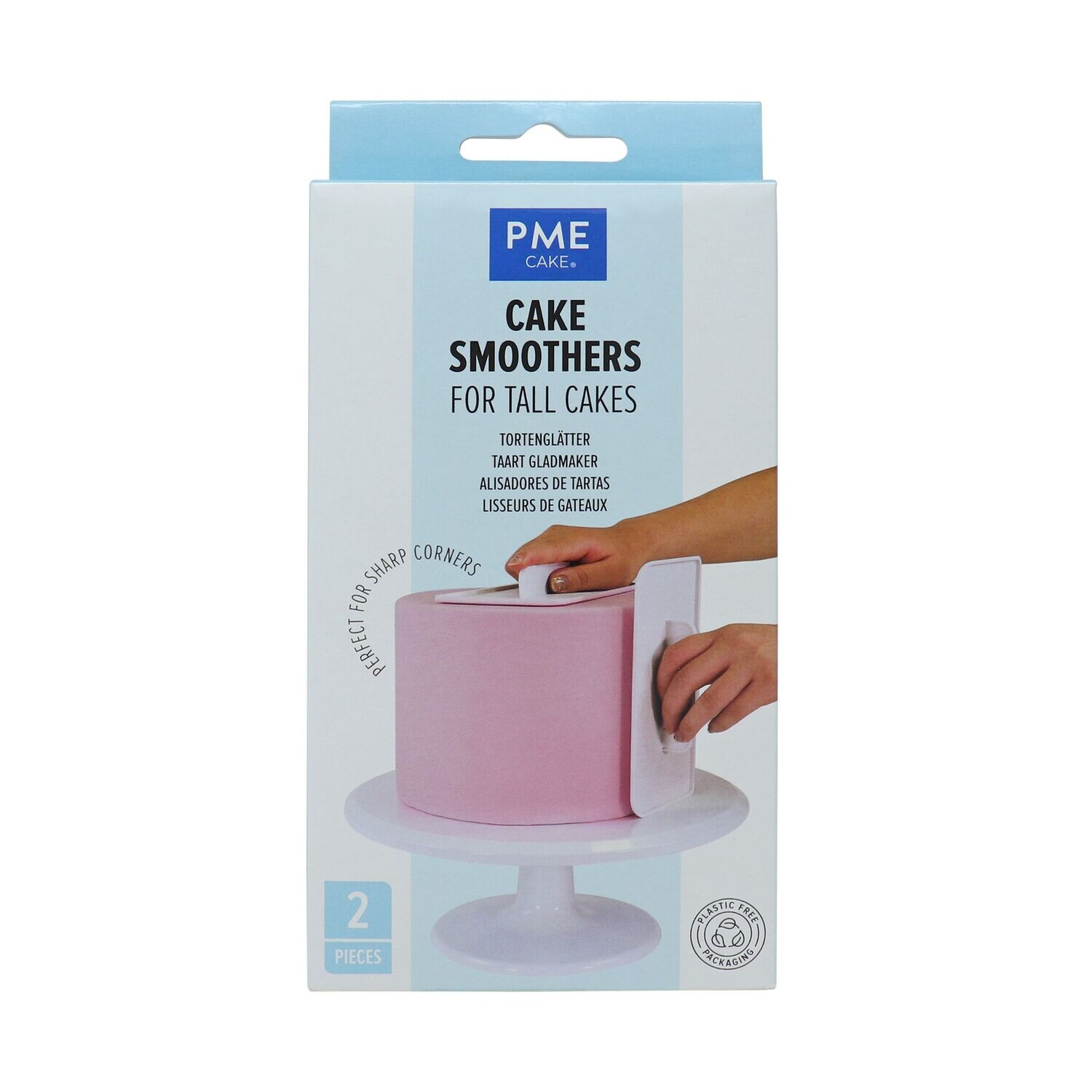 PME Tall Cake Smoothers 2 τμχ - Ψηλά Εργαλεία Λείανσης Ζαχαρόπαστας