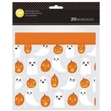 Wilton Halloween Treat Bags GHOST 20τεμ - Σακουλάκια για γλυκά επανασφραγιζόμενα Halloween με φαντάσματα και κολοκύθες